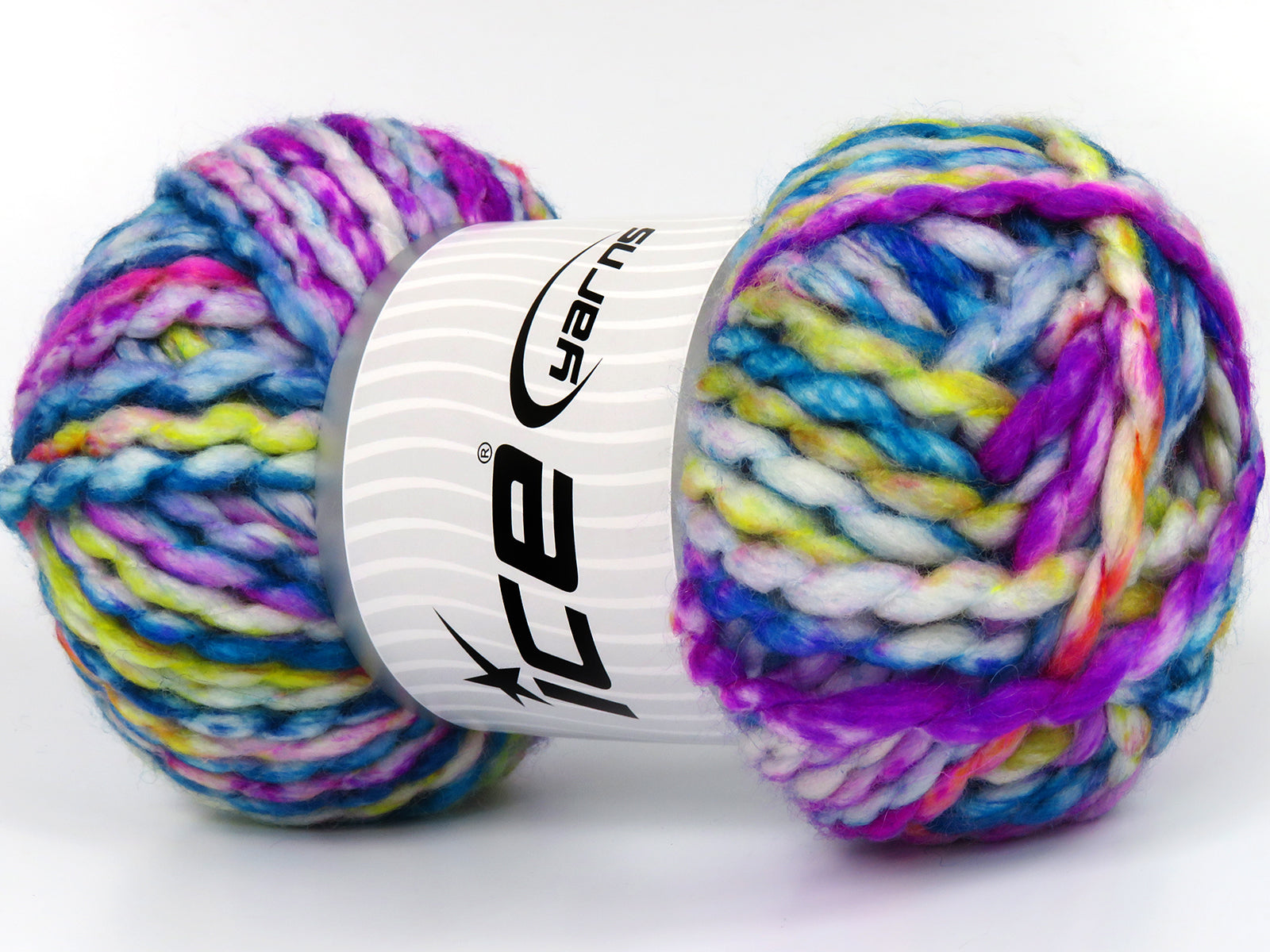 Alpine Wool Color Turquoise, Fuchsia, Green, White fnt2-77913