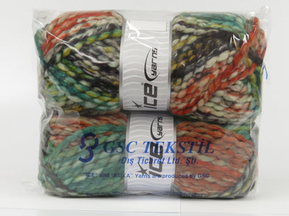 Alpine Wool Color Green Shades, Beige, Copper, Black fnt2-77917