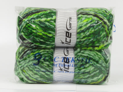 Alpine Wool Color Green Shades, Black fnt2-77918