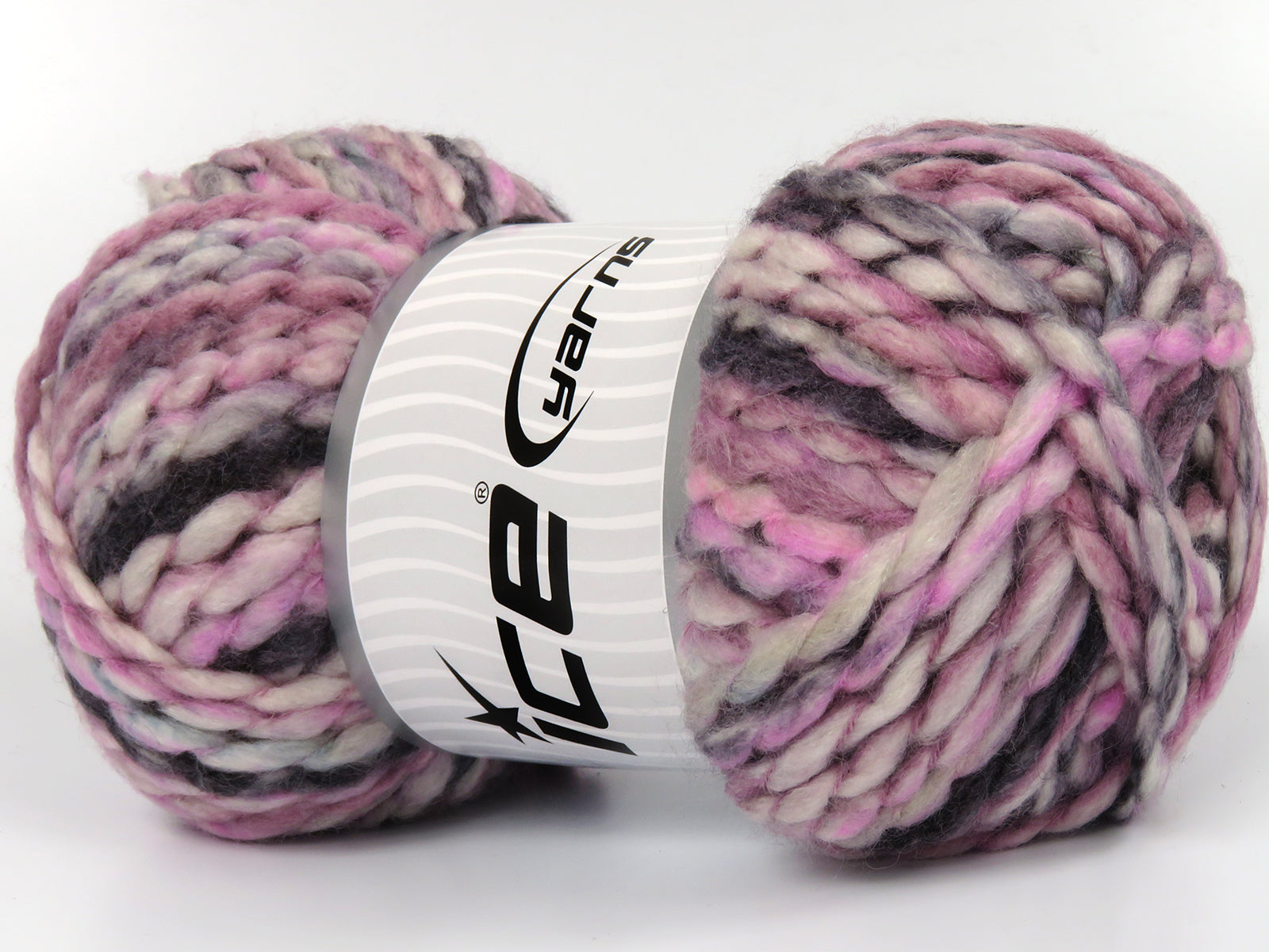 Alpine Wool Color Pink Shades, White, Black, Turquoise fnt2-77924