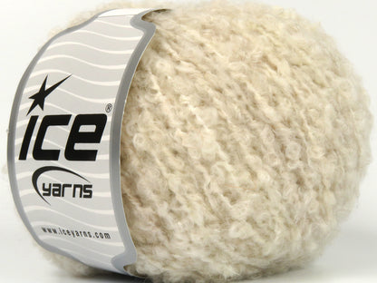 Alpaca Boucle Ecru fnt2-78001