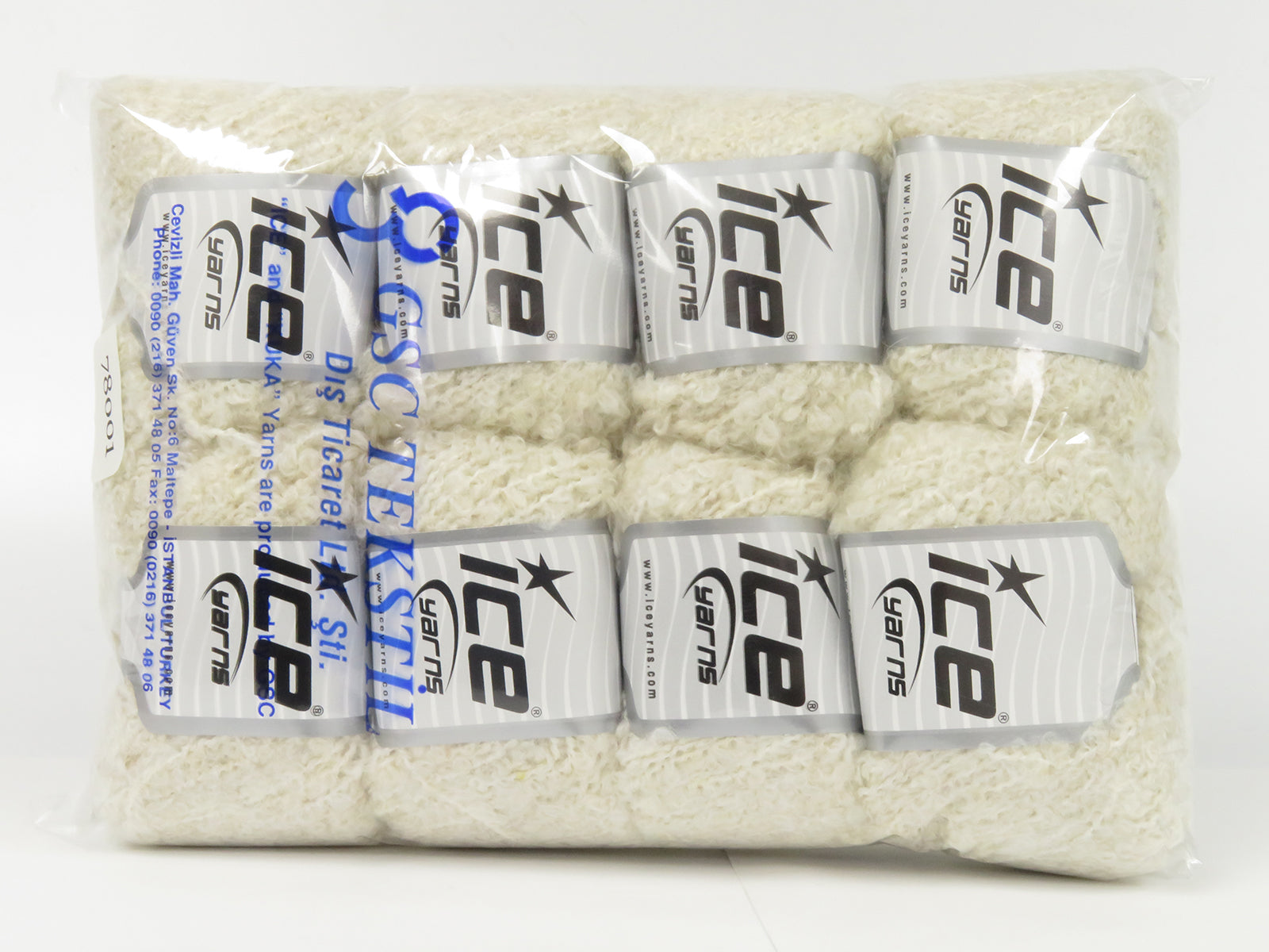 Alpaca Boucle Ecru fnt2-78001