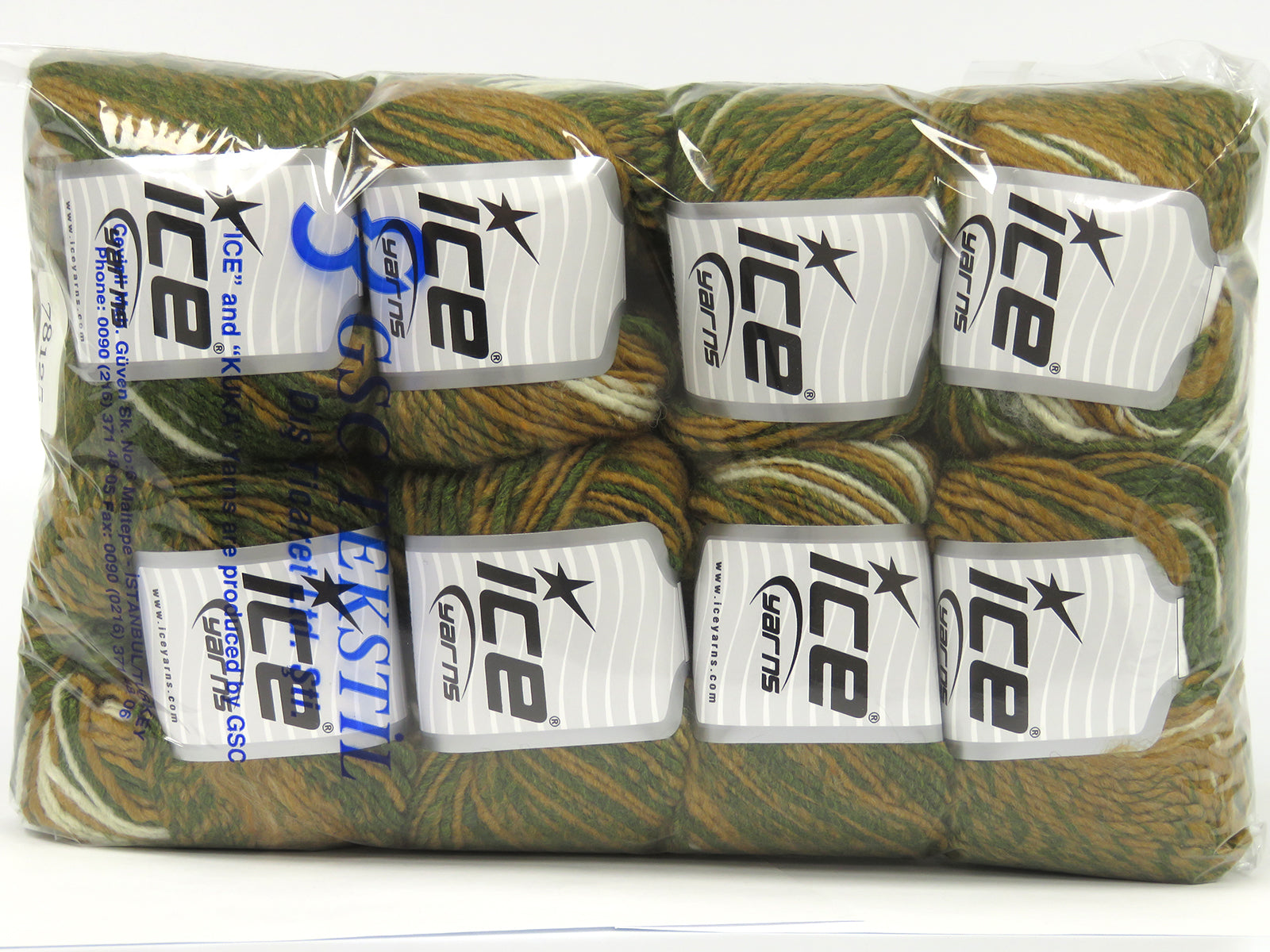 Passion Wool Green, Camel, Cream fnt2-78125