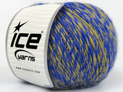 Feliz Alpaca Saxe Blue, Olive Green, Gold fnt2-78142