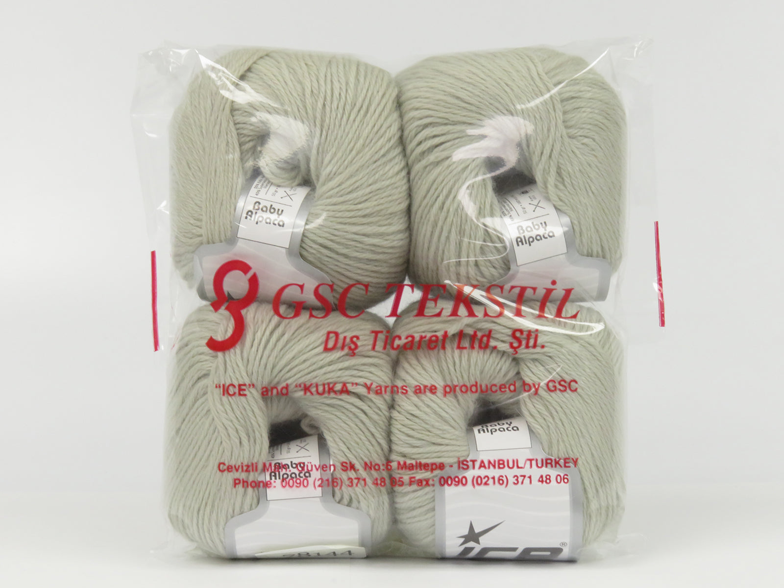 Baby Alpaca Light Grey Sku:fnt2-78144