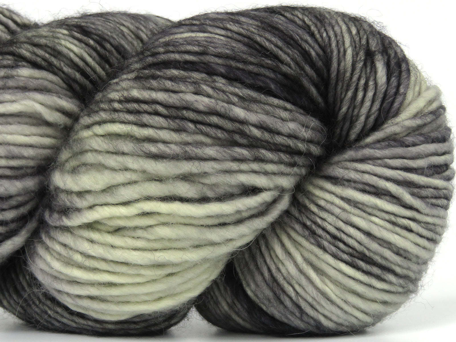 Hand Dyed Superwash Merino Black, Grey Shades fnt2-78145
