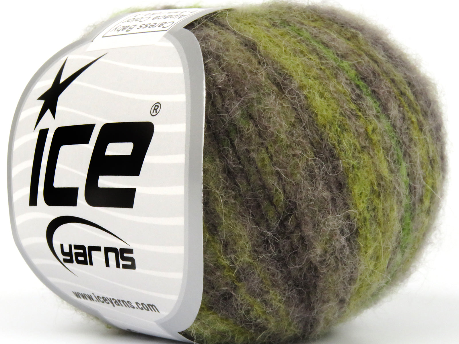 Caress Baby Alpaca Color Green Shades, Camel Shades fnt2-78238