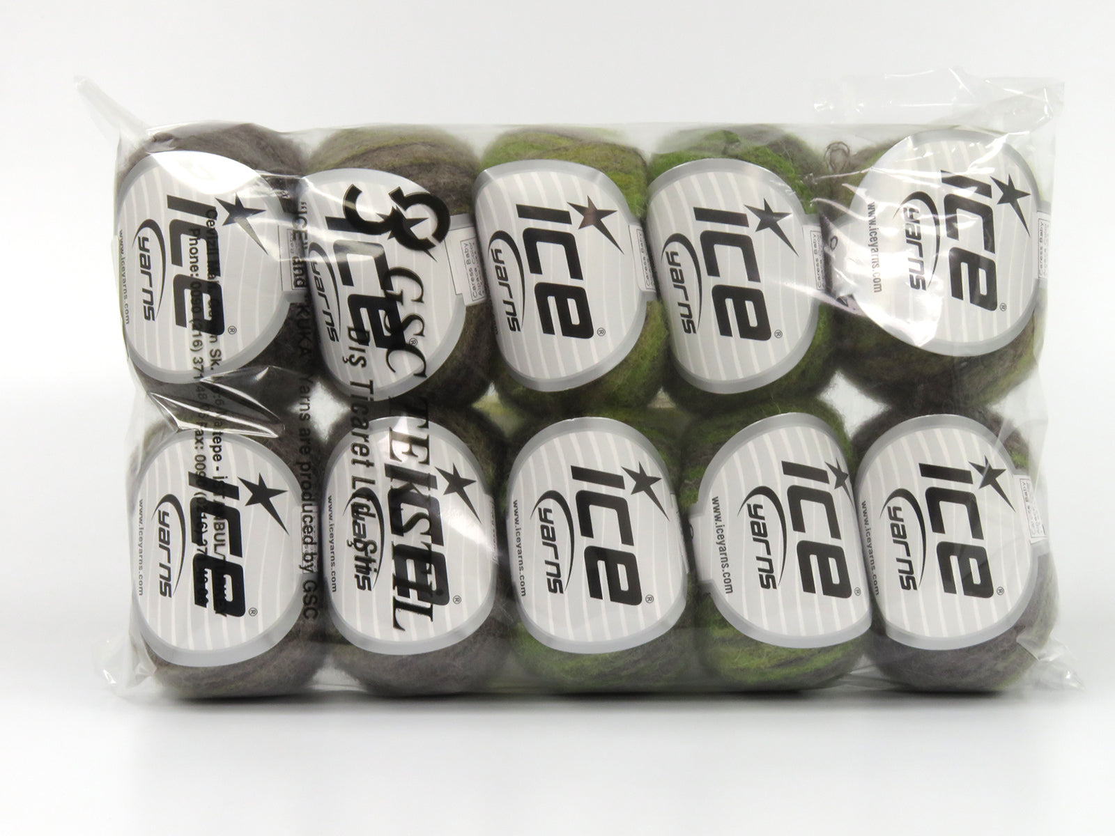 Caress Baby Alpaca Color Green Shades, Camel Shades fnt2-78238