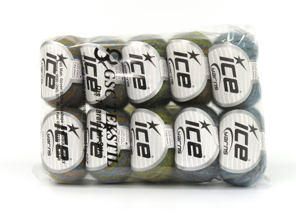 Caress Baby Alpaca Color Green, Gold, Turquoise, Grey fnt2-78245