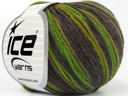 Pure Wool Magic Green Shades, Camel Shades fnt2-78252