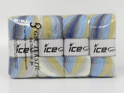 Baby Batik Blue, Camel, Grey, Cream, Lilac fnt2-78362