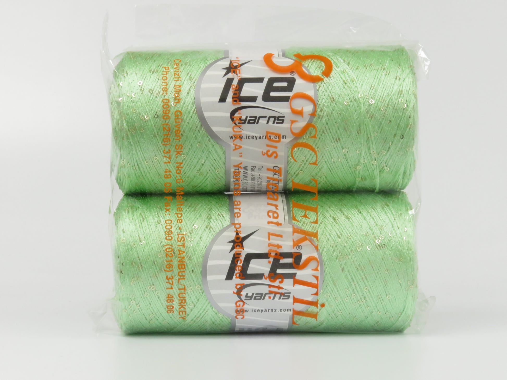 Petite Paillette Cone Mint Green fnt2-78430