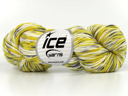 Hand Dyed Cashmere Yellow, Grey, White Sku:fnt2-78500