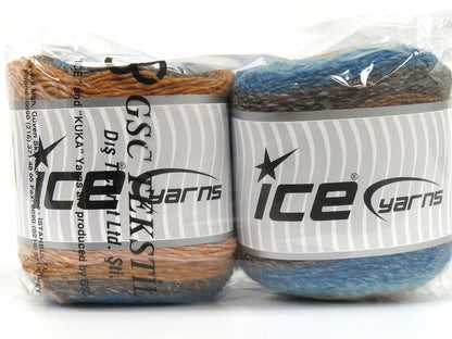 Cakes Galaxy Turquoise, Beige, Salmon, Orange, Camel fnt2-78532