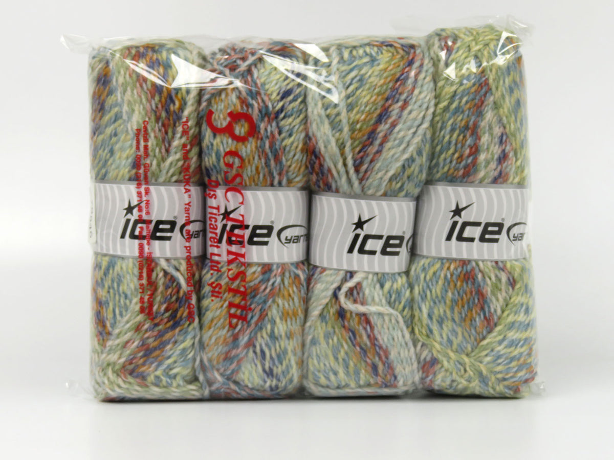Estrella Turquoise, Blue, Green, Cream, Orange fnt2-78546