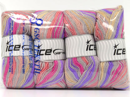 GumBall Light Grey, Pink Shades, Cream, Lilac fnt2-78567