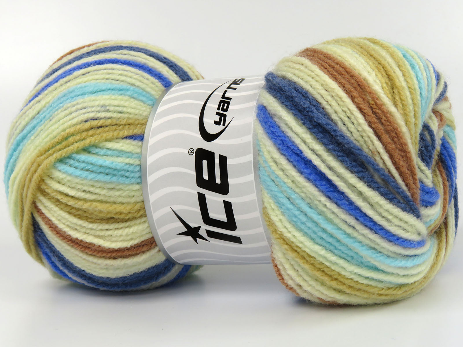 GumBall Cream, Camel, Brown, Blue Shades, Turquoise fnt2-78568