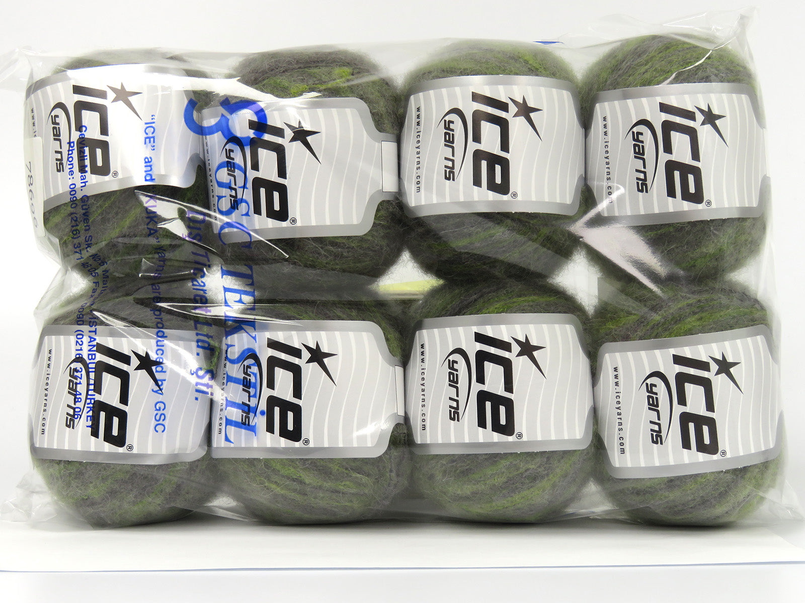 Baby Alpaca Color Ply Green, Grey fnt2-78696