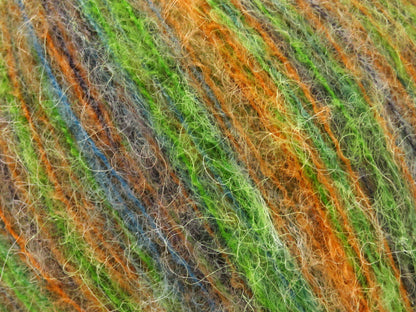 Baby Alpaca Color Ply Grey, Orange, Turquoise, Green fnt2-78701