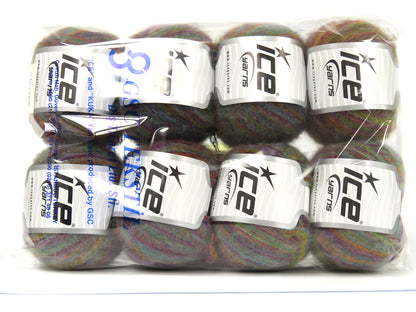 Baby Alpaca Color Ply Purple, Turquoise, Green, Orange fnt2-78702