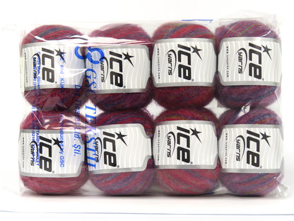 Baby Alpaca Color Ply Burgundy Shades, Green, Purple fnt2-78703