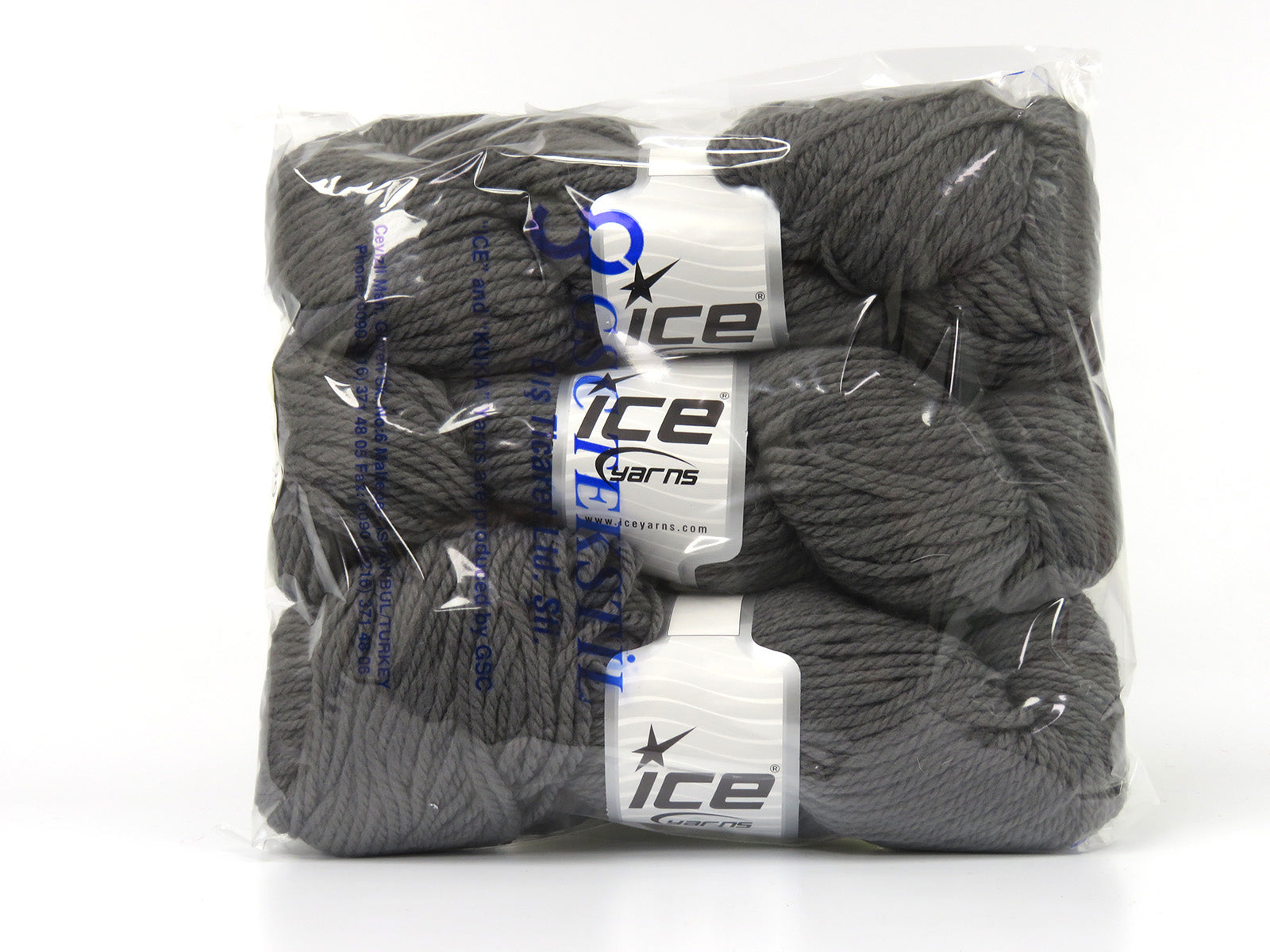 Organic Wool Bulky Grey fnt2-78799