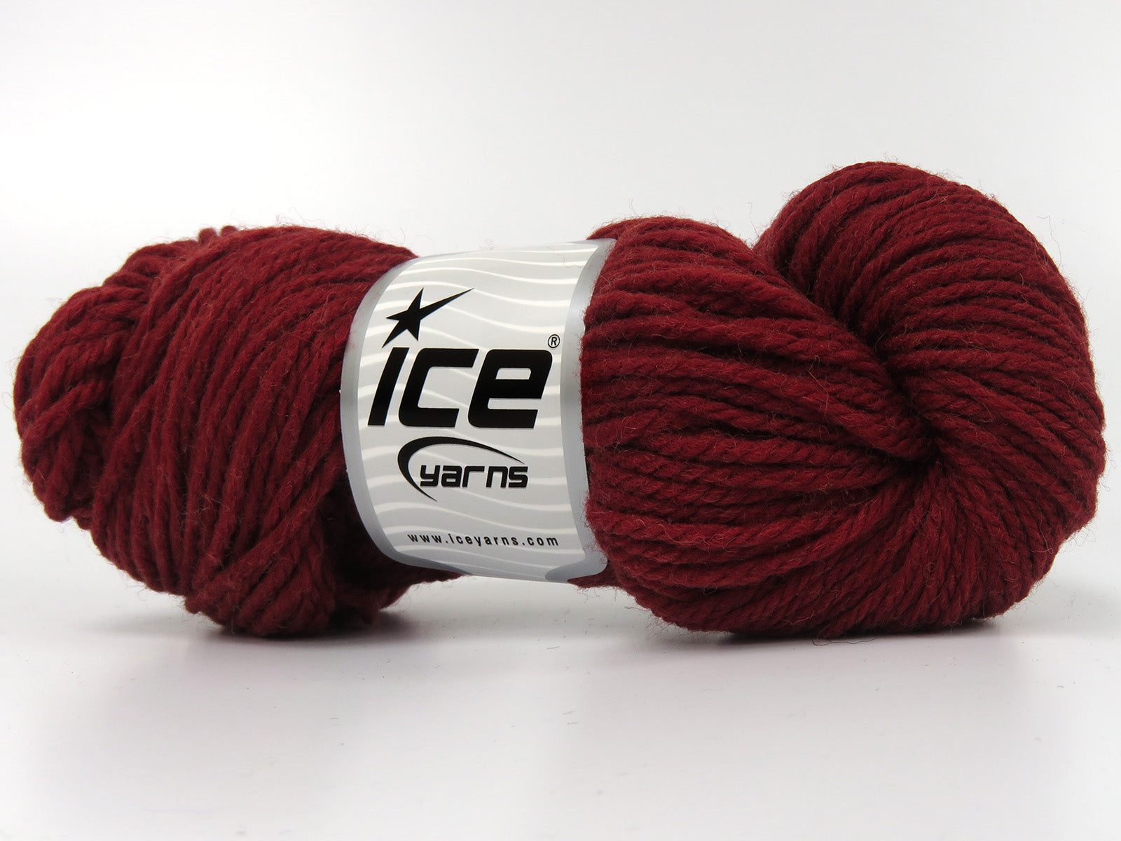 Organic Wool Bulky Dark Red fnt2-78801