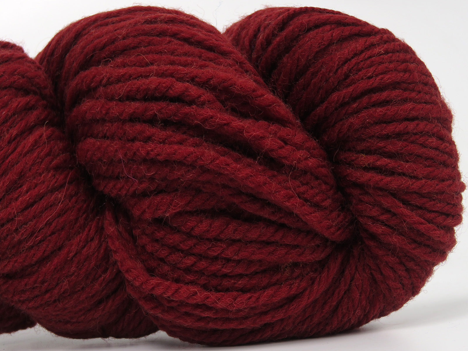 Organic Wool Bulky Dark Red fnt2-78801