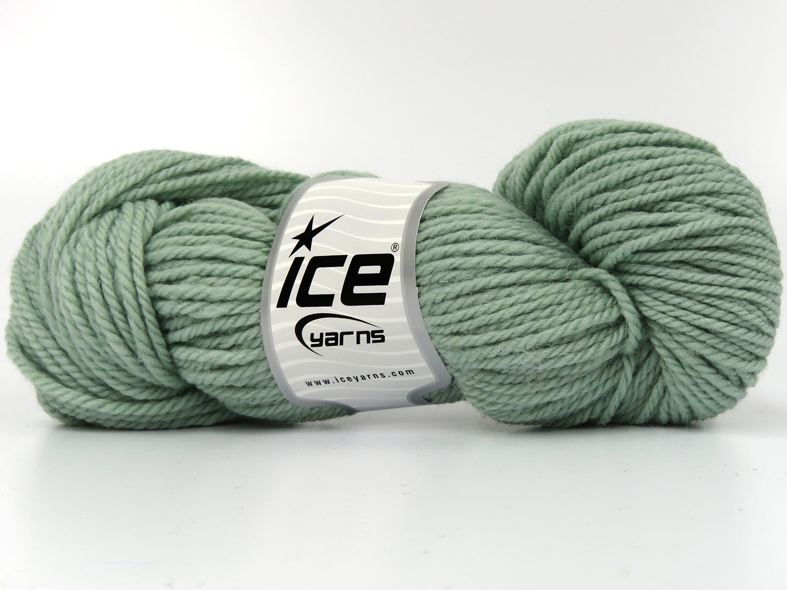 Organic Wool Bulky Mint Green fnt2-78806