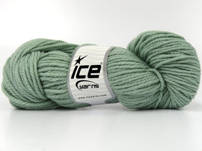 Organic Wool Bulky Mint Green fnt2-78806