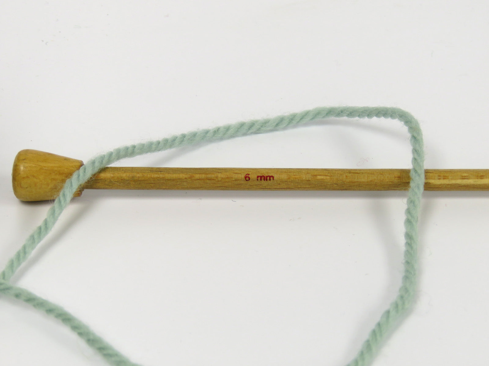 Organic Wool Bulky Mint Green fnt2-78806