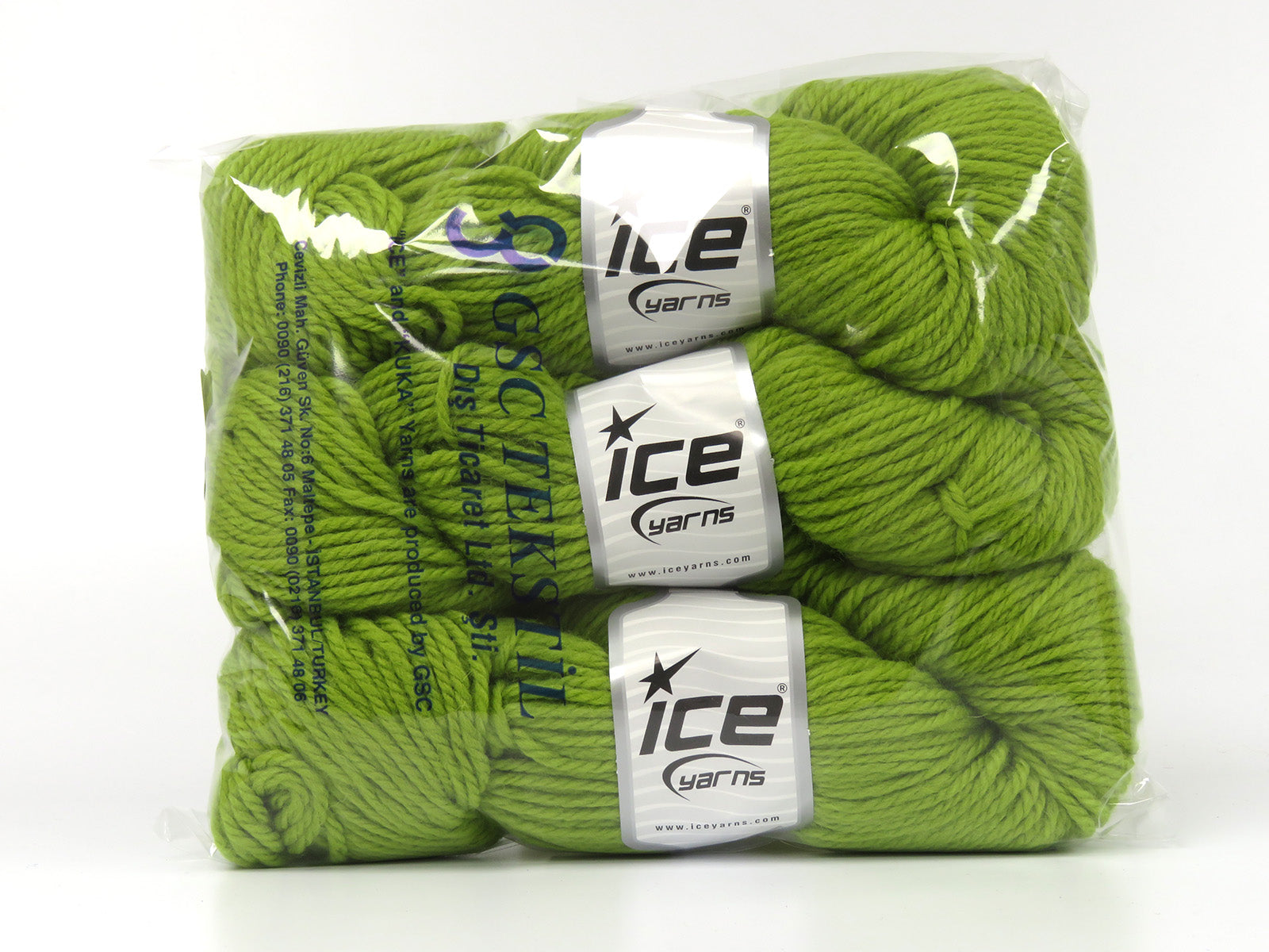 Organic Wool Bulky Green fnt2-78807