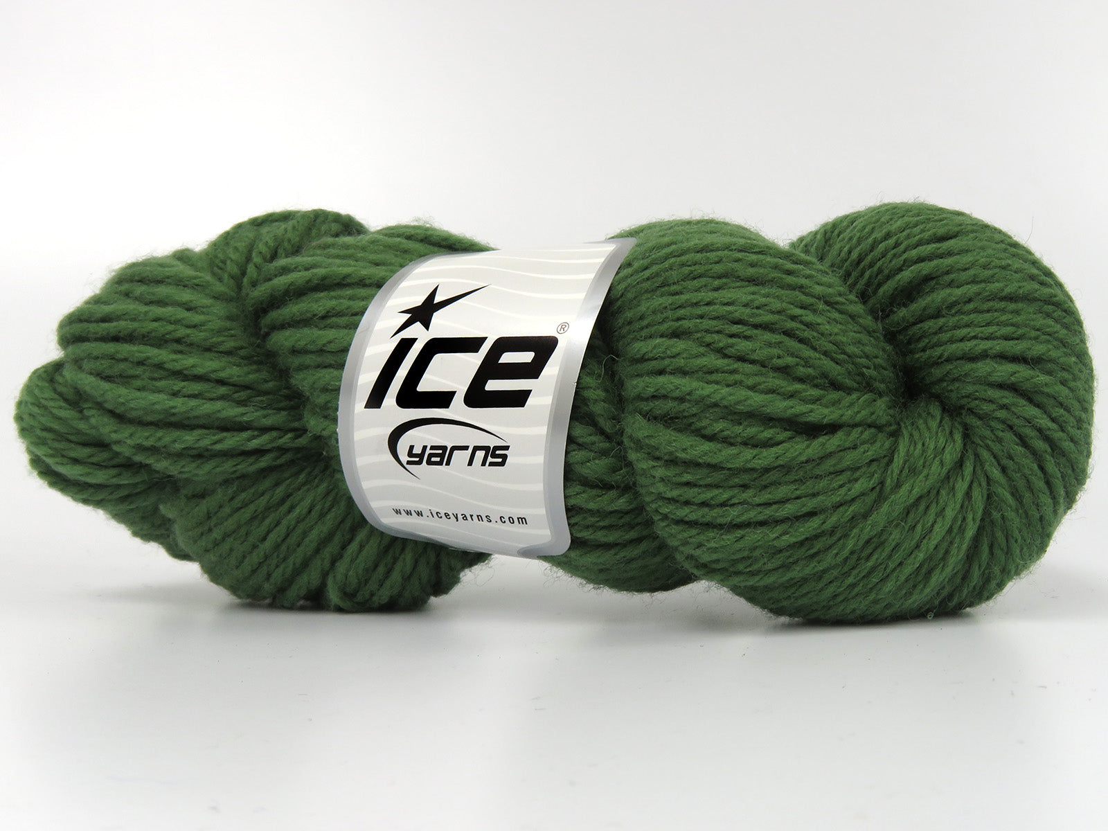Organic Wool Bulky Dark Green fnt2-78808