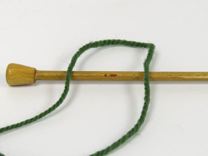 Organic Wool Bulky Dark Green fnt2-78808