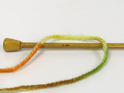 Organic Wool Bulky Hand Paint Green Shades, Gold Shades fnt2-78820