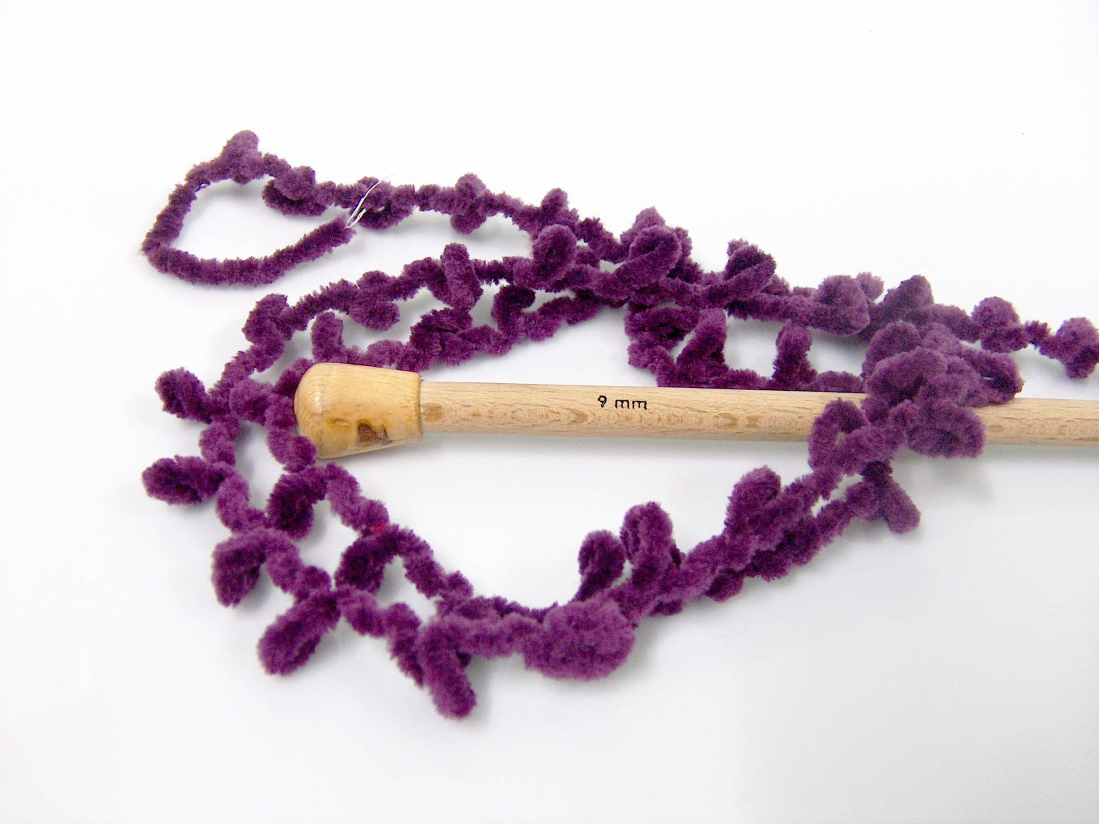 Chenille Boucleron Purple fnt2-79037