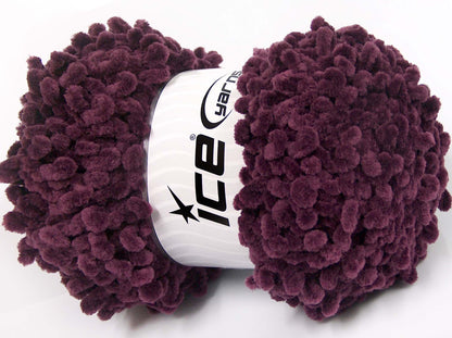 Chenille Boucleron Maroon fnt2-79038