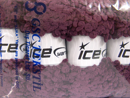 Chenille Boucleron Maroon fnt2-79038