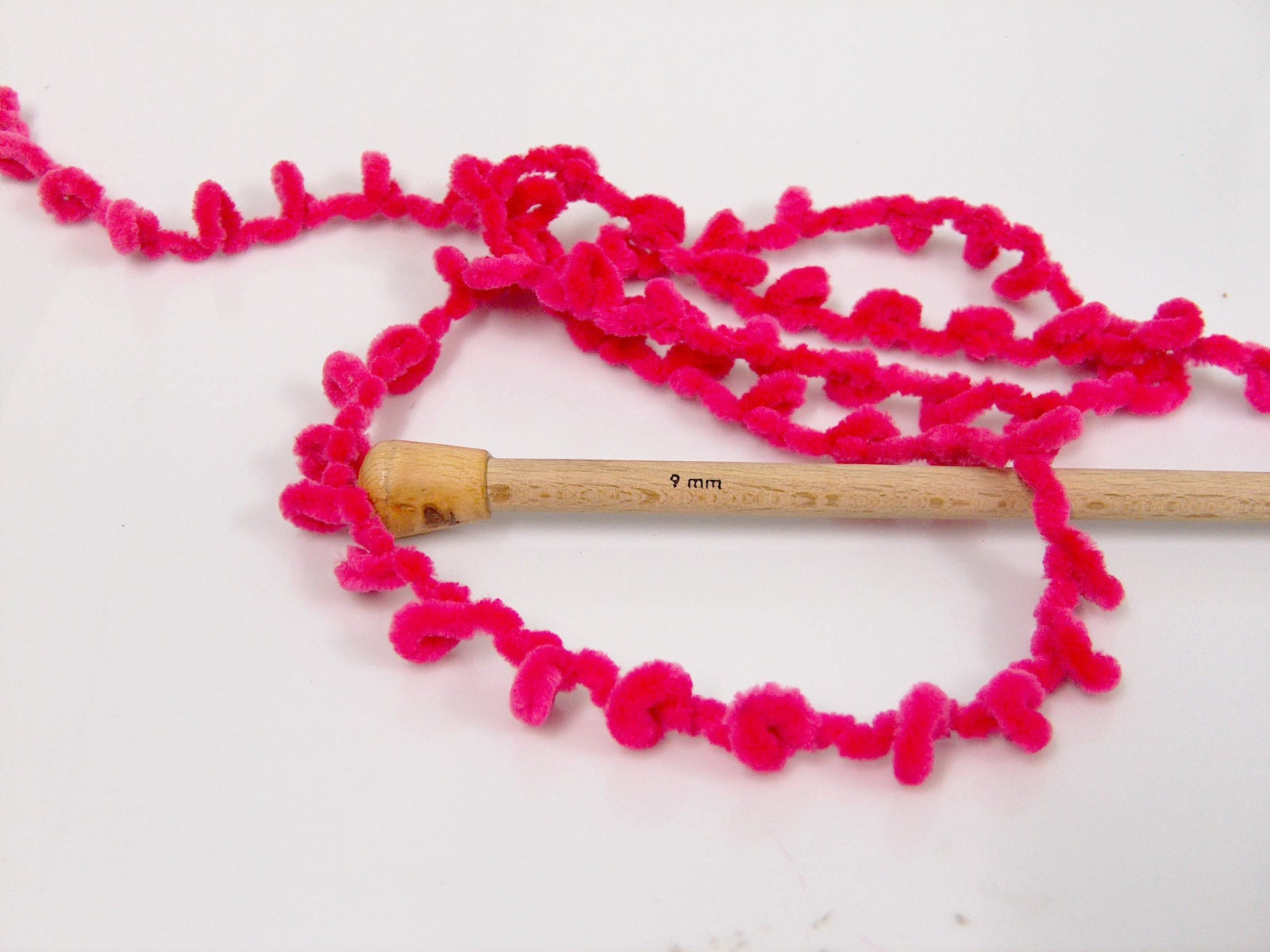 Chenille Boucleron Fuchsia fnt2-79045
