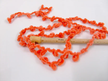 Chenille Boucleron Orange fnt2-79047