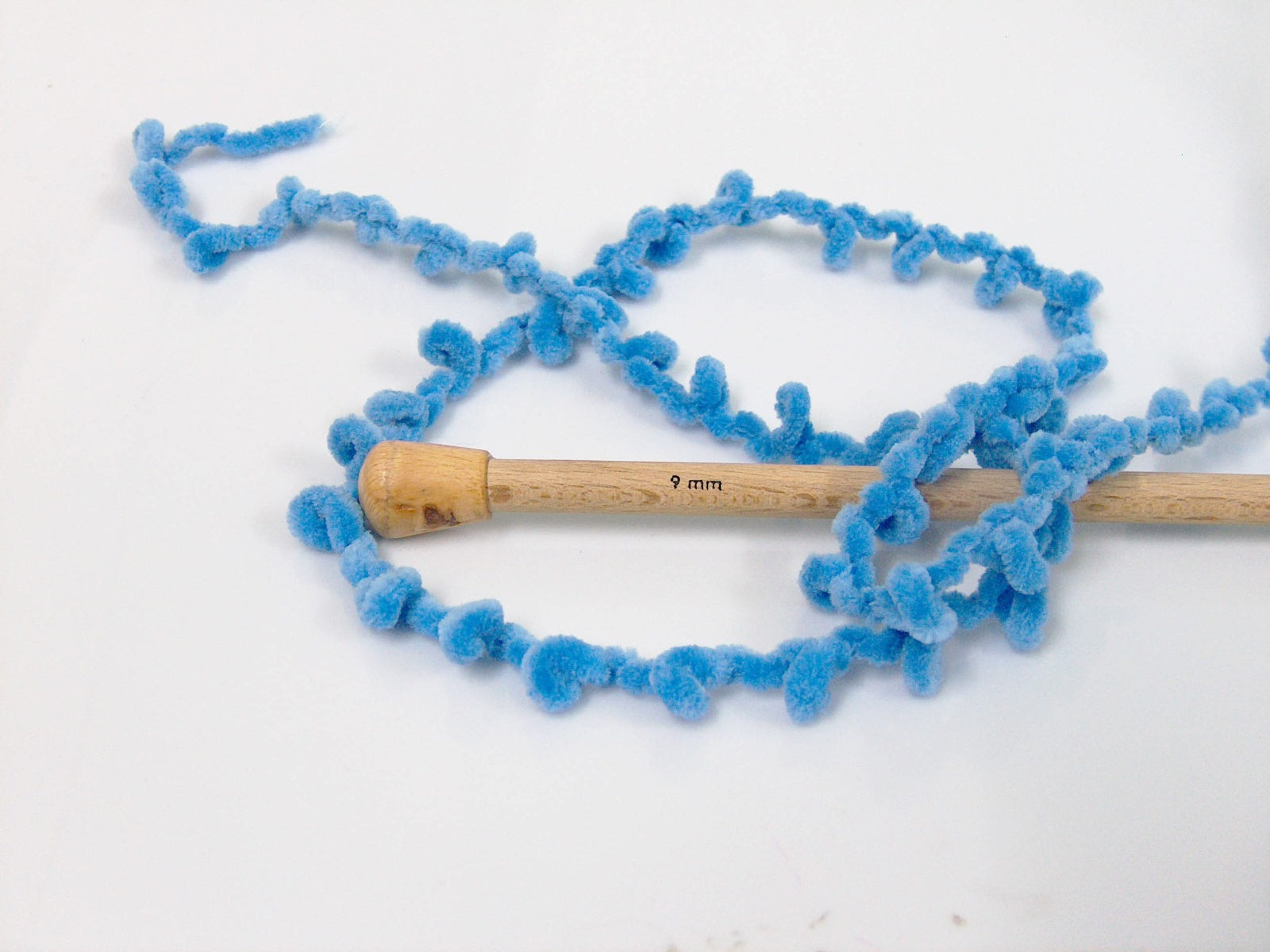 Chenille Boucleron Blue fnt2-79052