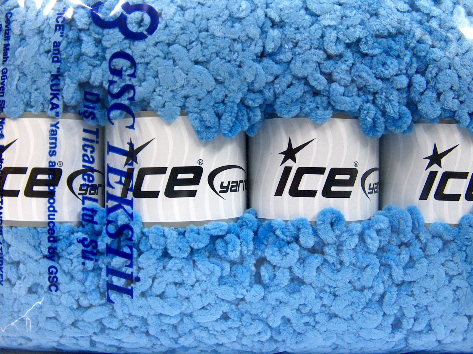 Chenille Boucleron Blue fnt2-79052