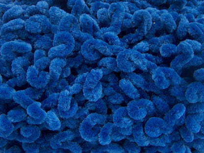 Chenille Boucleron Dark Blue fnt2-79053