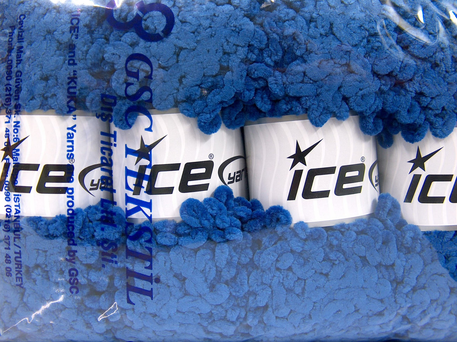 Chenille Boucleron Dark Blue fnt2-79053