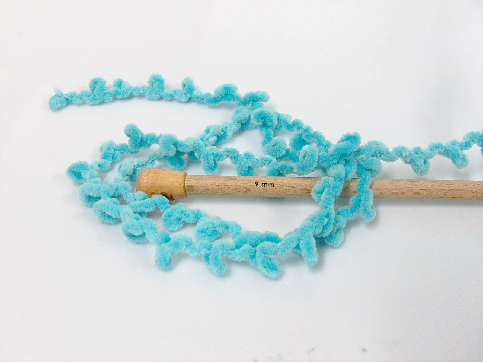 Chenille Boucleron Turquoise fnt2-79054