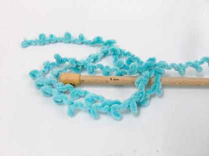 Chenille Boucleron Turquoise fnt2-79054