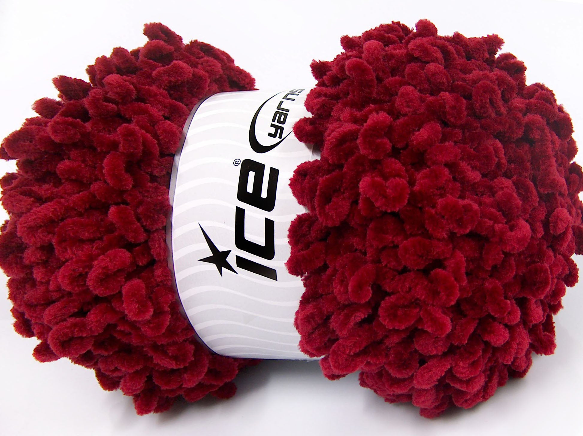 Chenille Boucleron Burgundy fnt2-79056