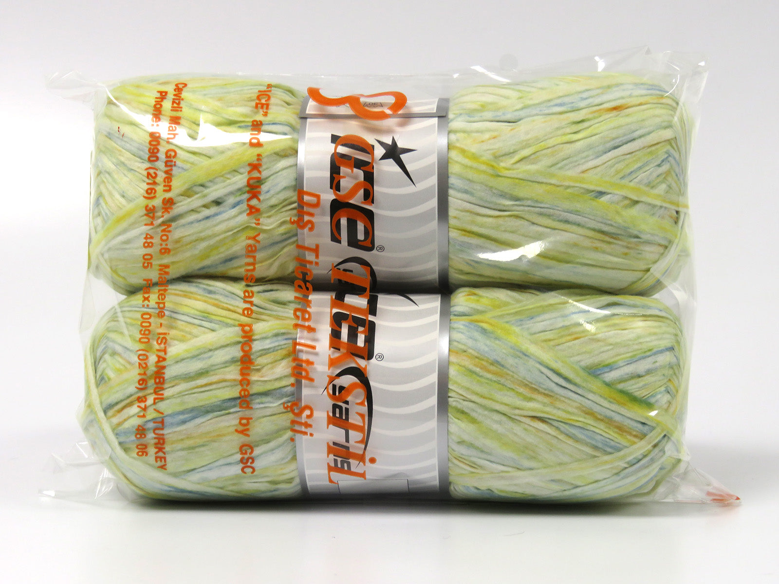 Raffia Color Yellow, Green, White fnt2-79358