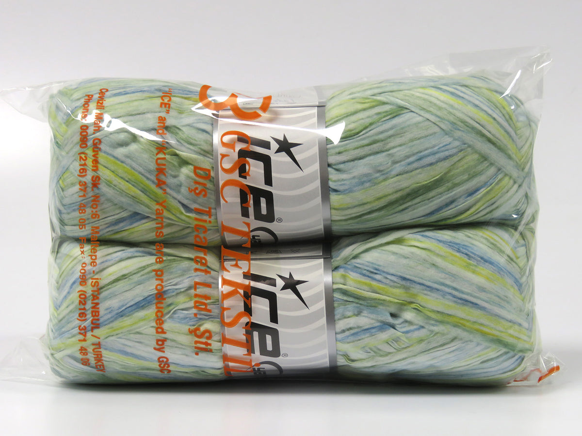 Raffia Color Turquoise, Green, Yellow fnt2-79360
