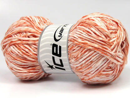 Raffia Twist Color White, Salmon fnt2-79378